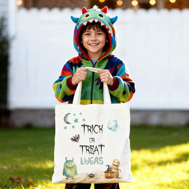 Personalized Halloween Trick or Treat Bag
