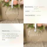 Personalized Christmas Engaged Ornament