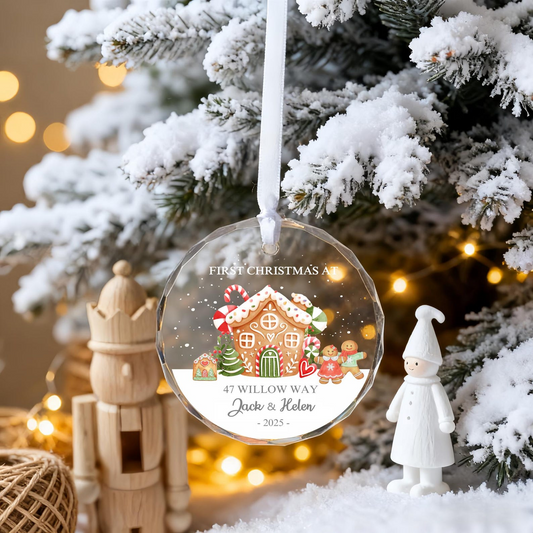 Custom New Home Christmas Ornament