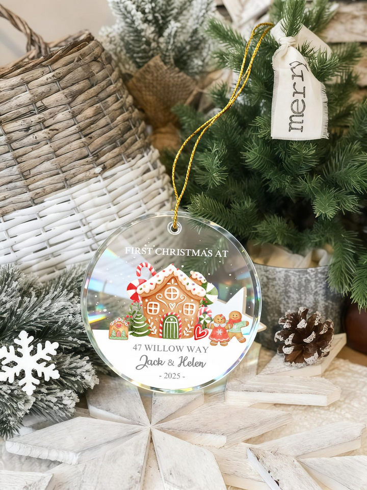 Custom New Home Christmas Ornament