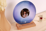 Personalized Vinyl Record with Photo Acrylic Song Plaque