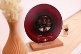 Personalized Vinyl Record with Photo Acrylic Song Plaque