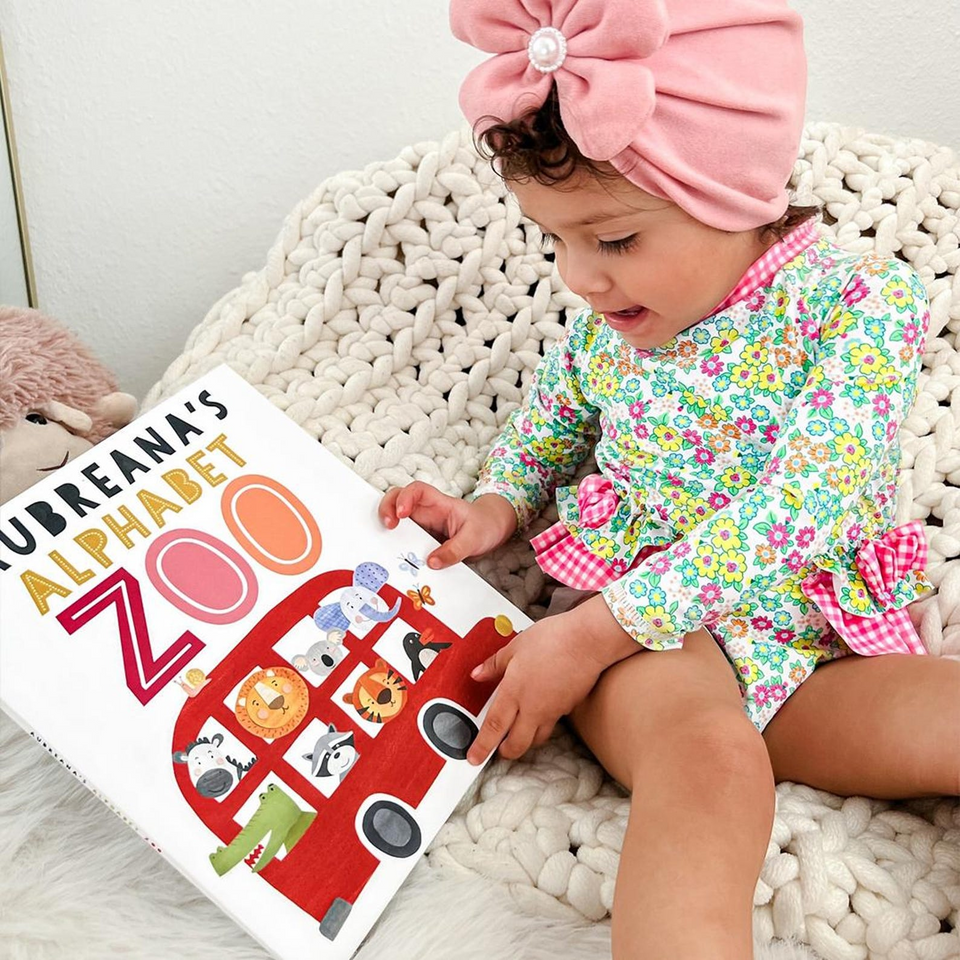 Personalized Christmas Zoo Name Book for Kids