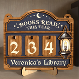 Personalized Books Read Tracker & Counter