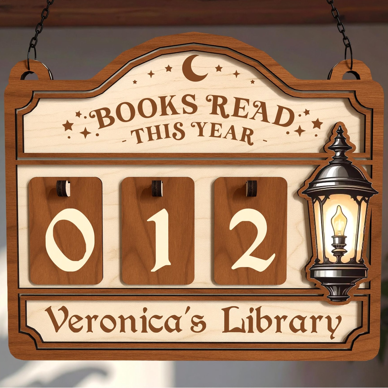 Personalized Books Read Tracker & Counter