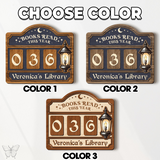 Personalized Books Read Tracker & Counter