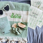 Personalized Beach Towel Bridesmaid and Wedding Gift