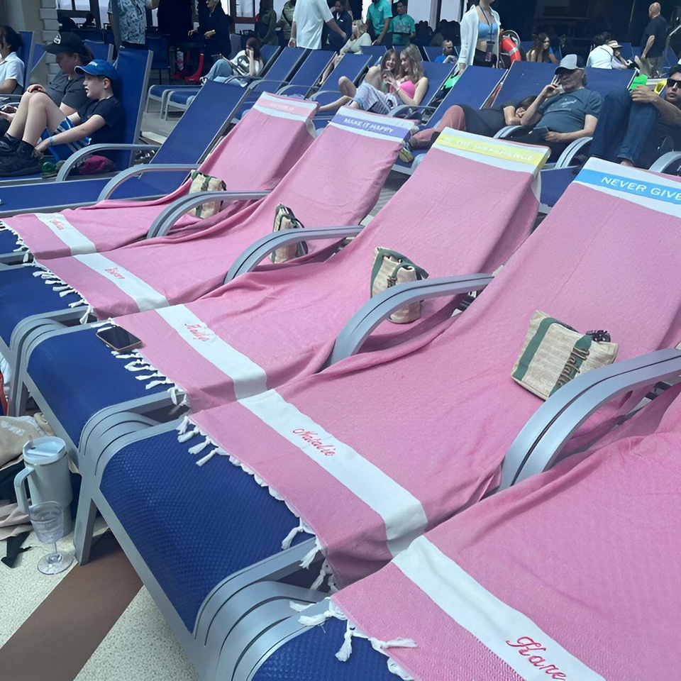 Personalized Beach Towel Bridesmaid and Wedding Gift