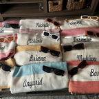 Personalized Beach Towel Bridesmaid and Wedding Gift