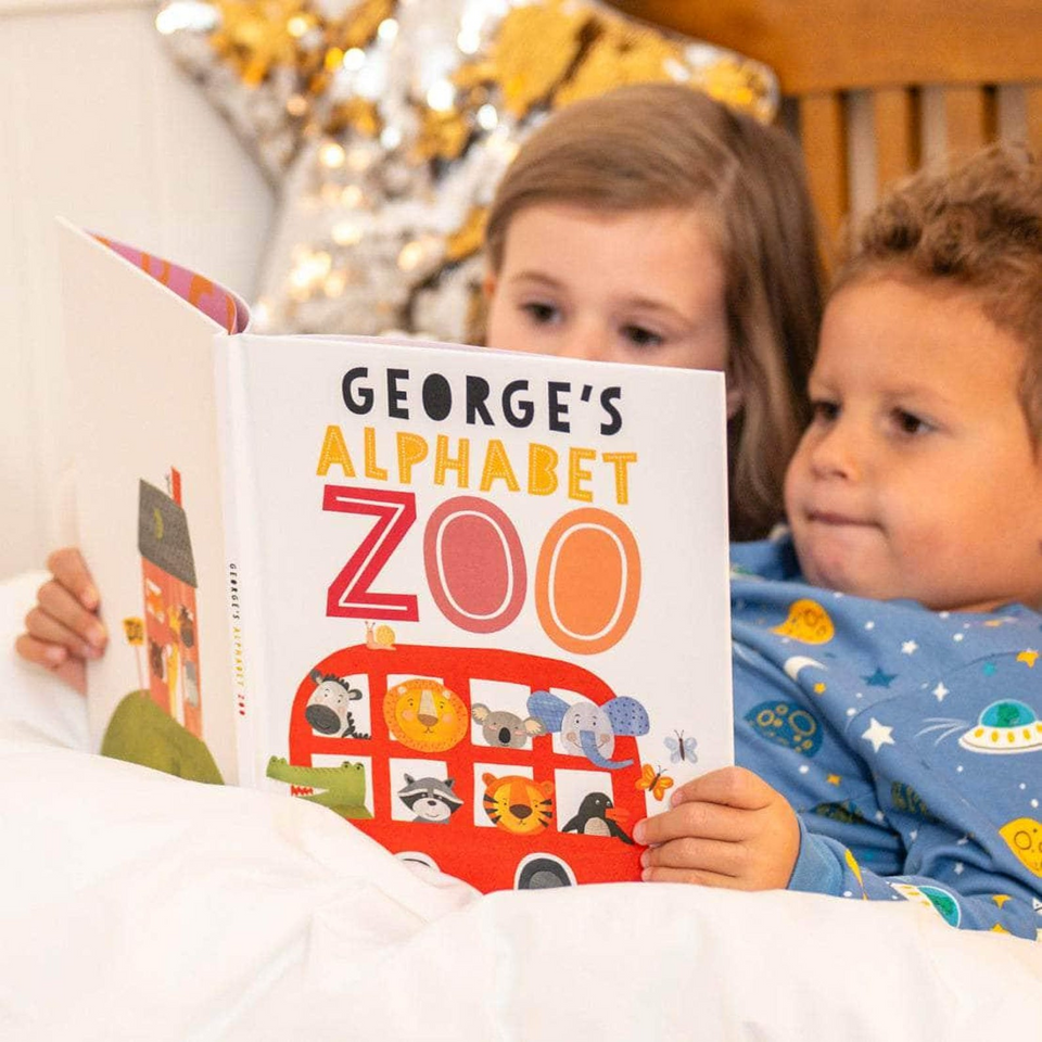 Personalized Christmas Zoo Name Book for Kids