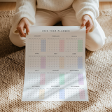 2026 Minimalist Wall Calendar Poster Year Planner