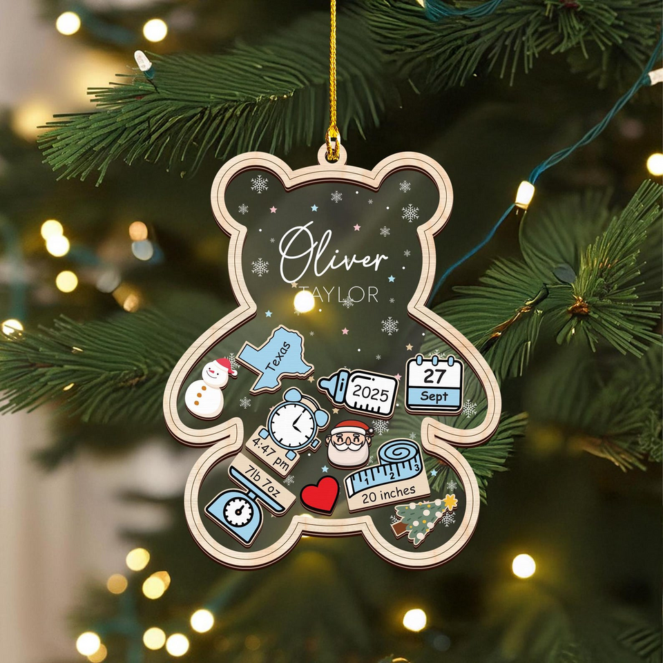 Personalized Babys First Christmas Ornament