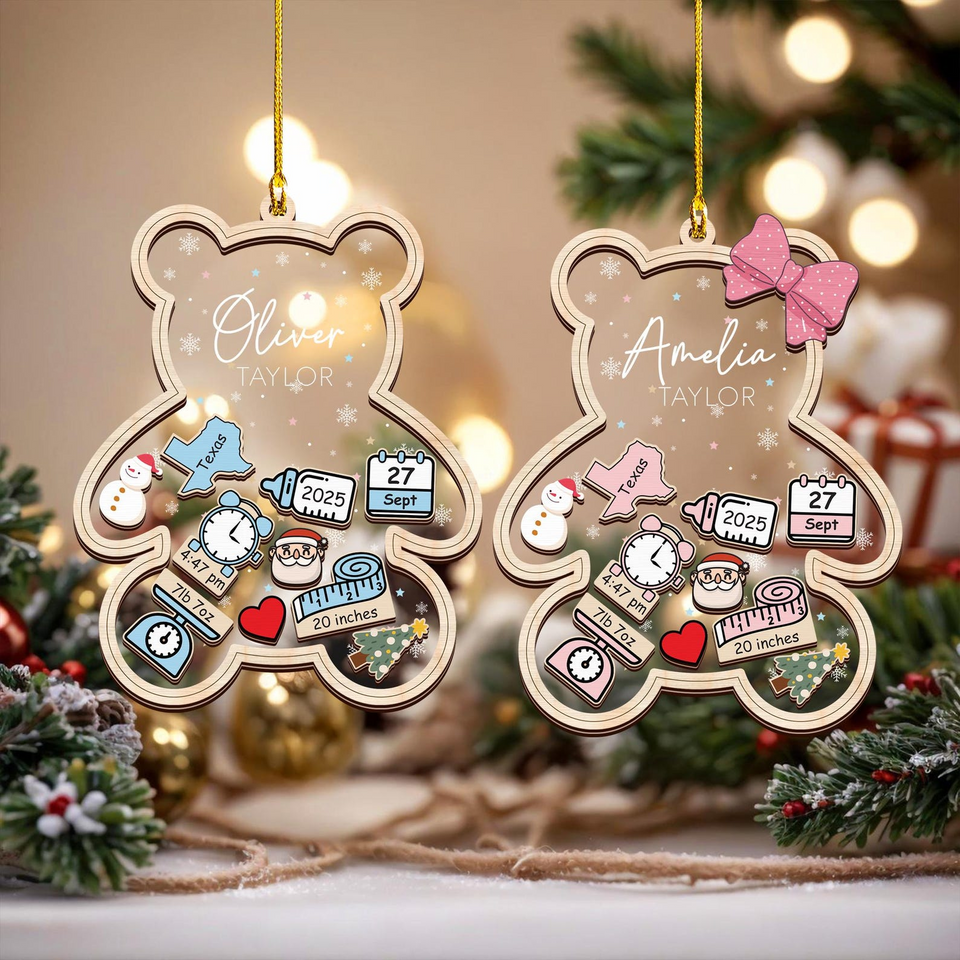 Personalized Babys First Christmas Ornament
