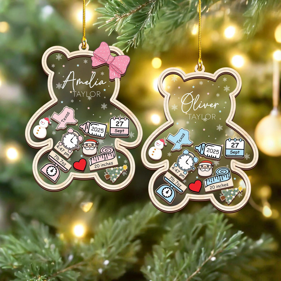 Personalized Babys First Christmas Ornament