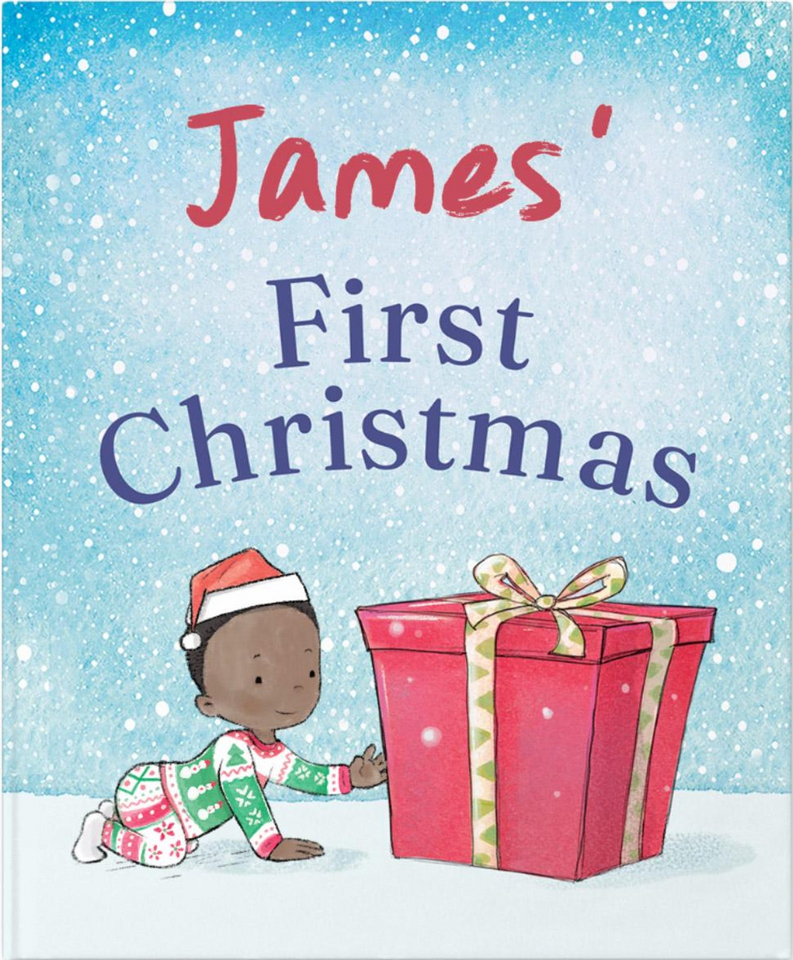 Personalized Babys First Christmas Storybook Keepsake