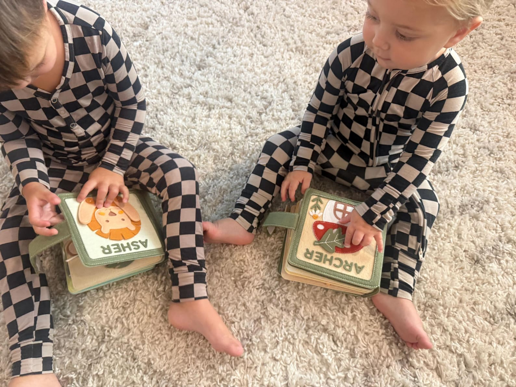 Personalized Handmade Felt Quiet Book for Baby