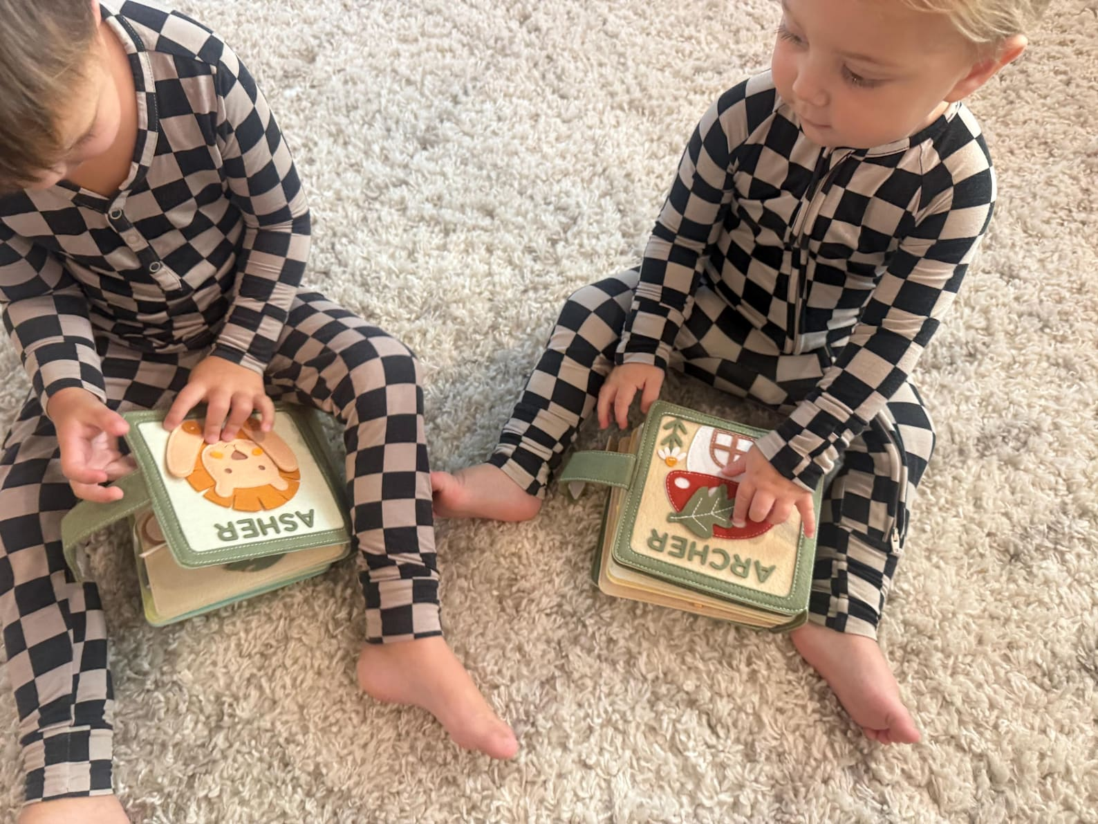 Personalized Handmade Felt Quiet Book for Baby