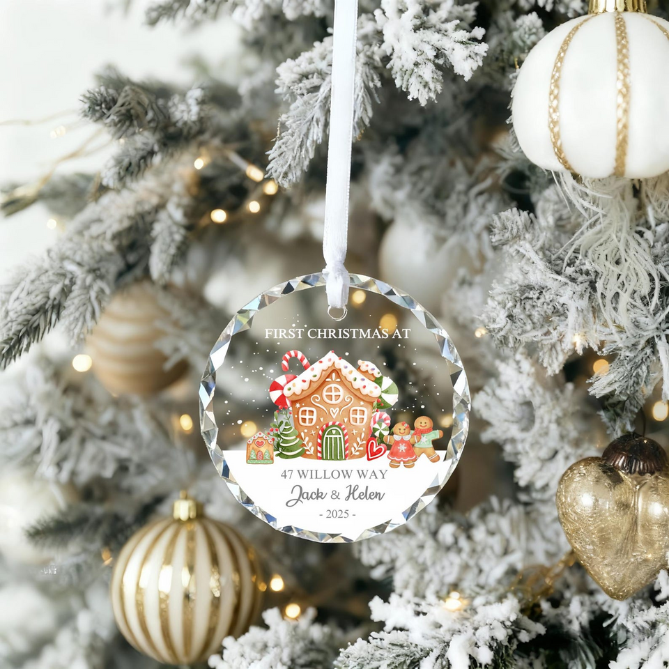 Custom New Home Christmas Ornament