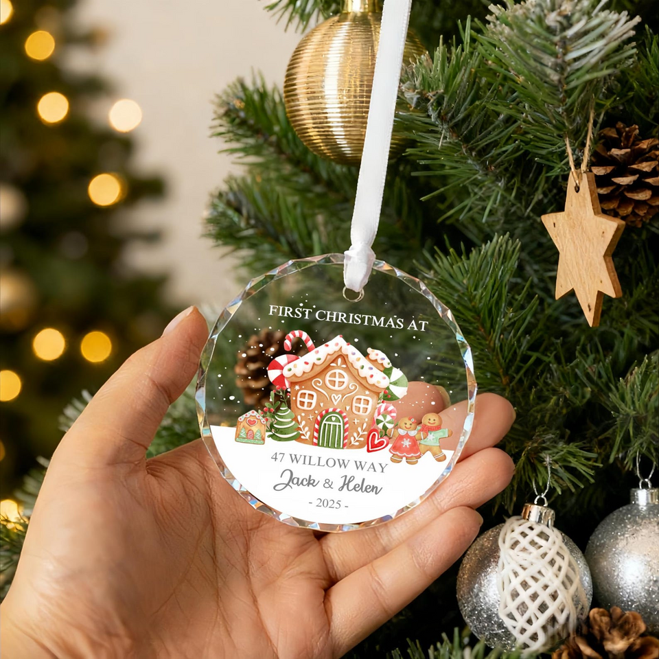 Custom New Home Christmas Ornament
