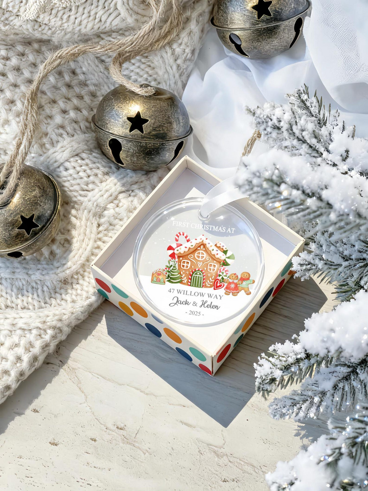 Custom New Home Christmas Ornament