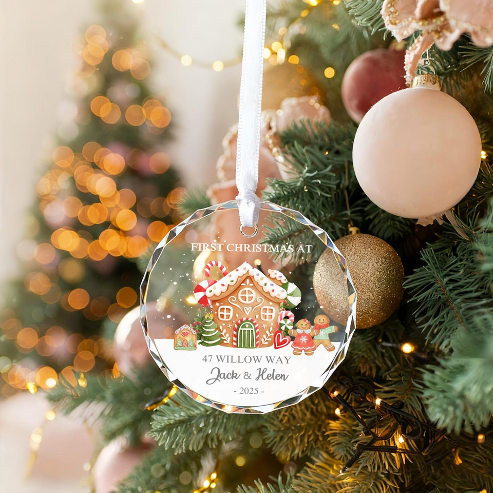 Custom New Home Christmas Ornament
