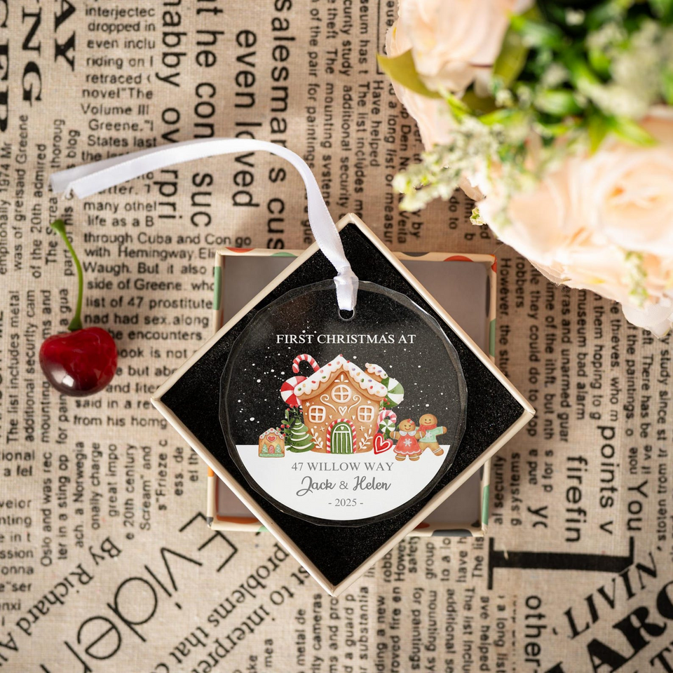 Custom New Home Christmas Ornament