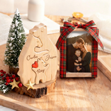 Custom Wooden Bear Family Puzzle Personalized Name Gift