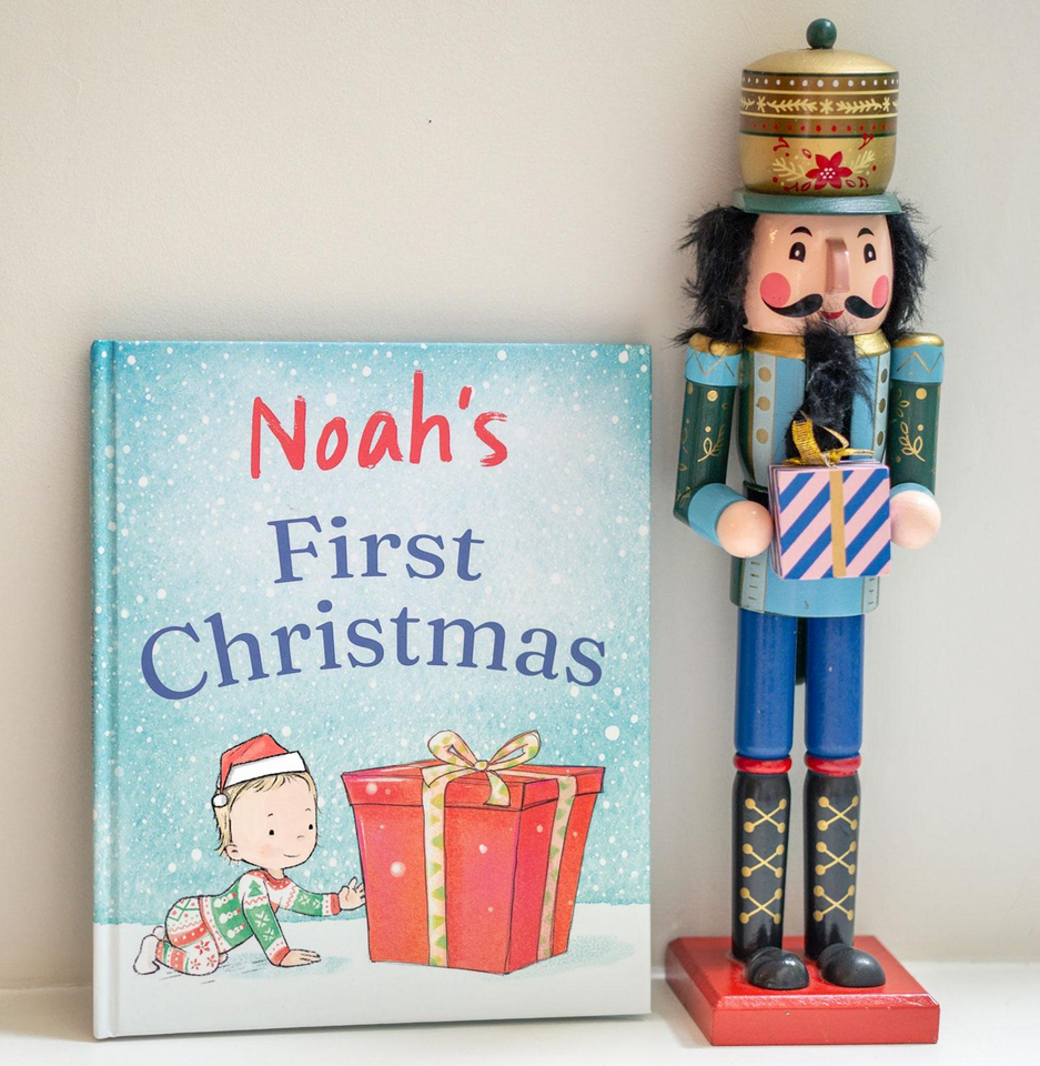 Personalized Babys First Christmas Storybook Keepsake