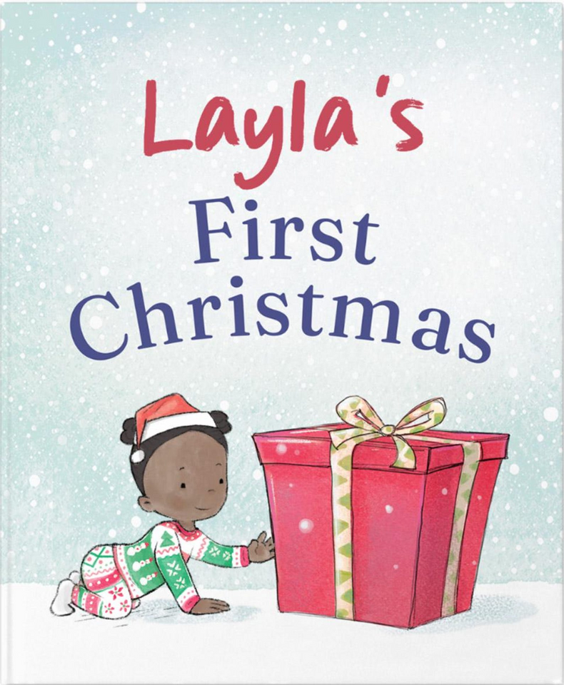 Personalized Babys First Christmas Storybook Keepsake