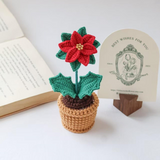 Handmade Crochet Flower in Pot Personalized Gift