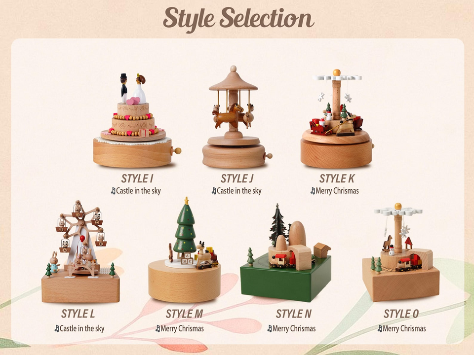 Personalized Engraved Wooden Music Box Gift