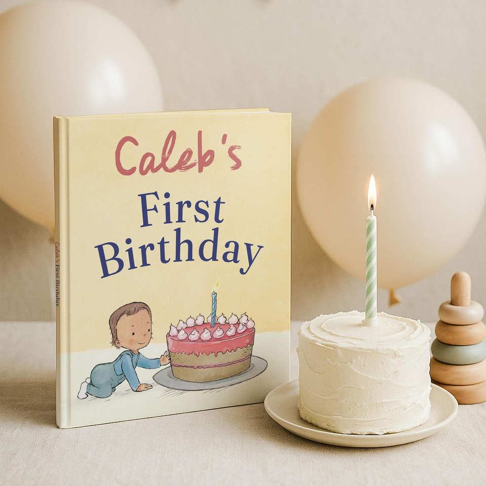 Personalised First Birthday Storybook with Your Childs Name