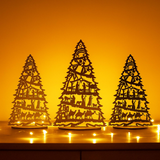 Personalized Nativity Christmas Tree Display