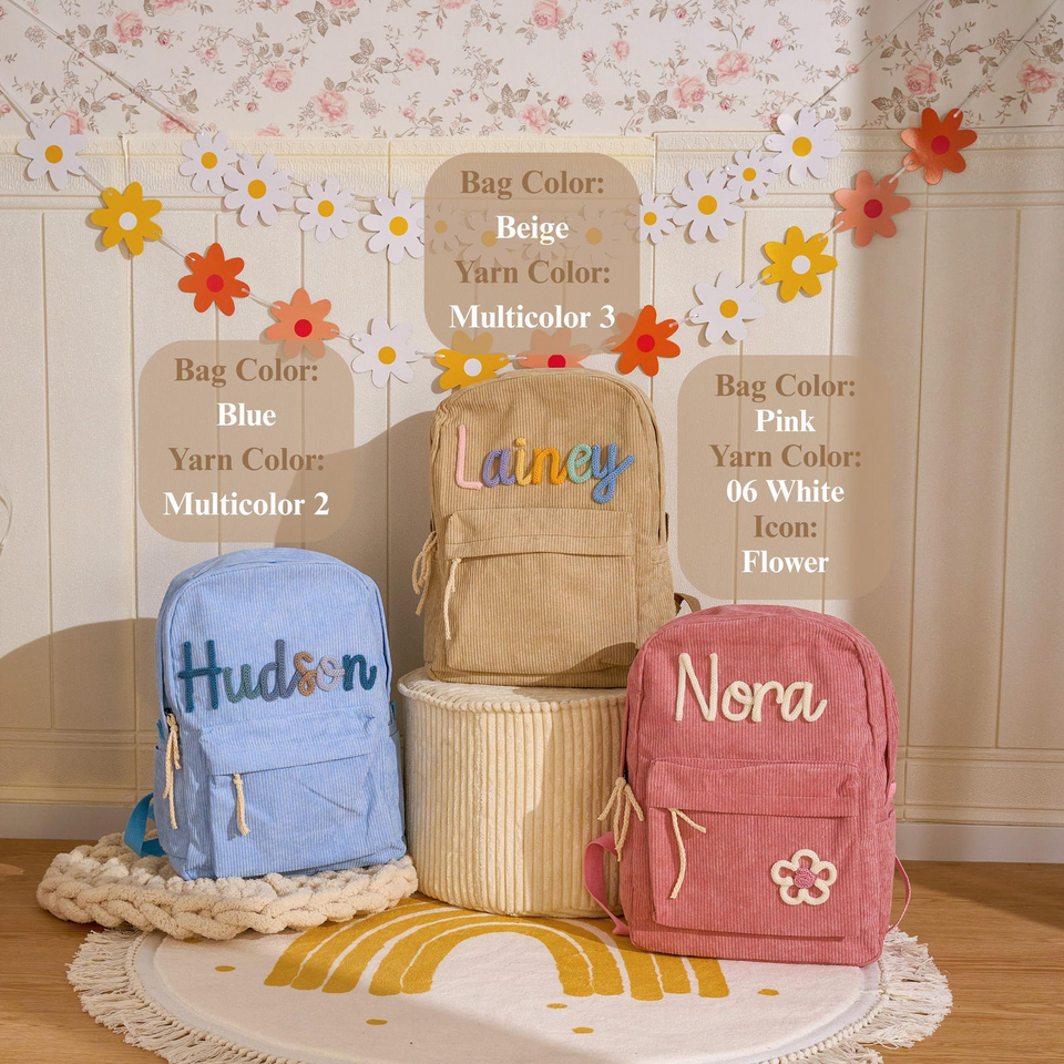 Personalized Kid Backpack • Kid Christmas Gift