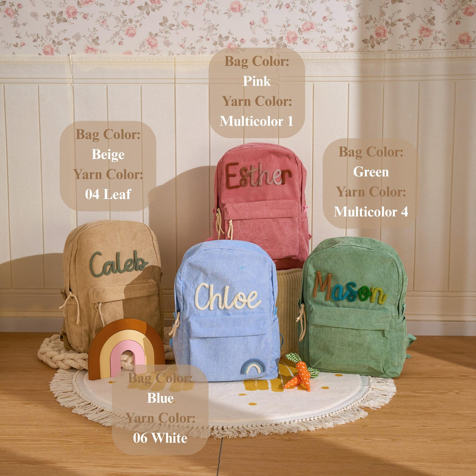 Personalized Kid Backpack • Kid Christmas Gift