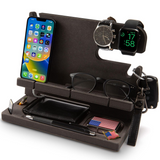 Personalized Wooden Docking Station Gift for Men