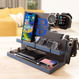 Personalized Wooden Docking Station Gift for Men