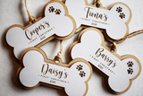Personalized Dog Bone Christmas Ornament for Pets