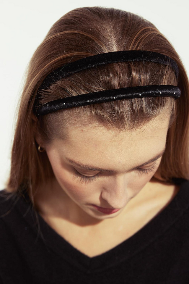 Rich Velour Thin Luxury Headband