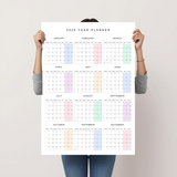 2026 Minimalist Wall Calendar Poster Year Planner