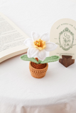 Handmade Crochet Flower in Pot Personalized Gift