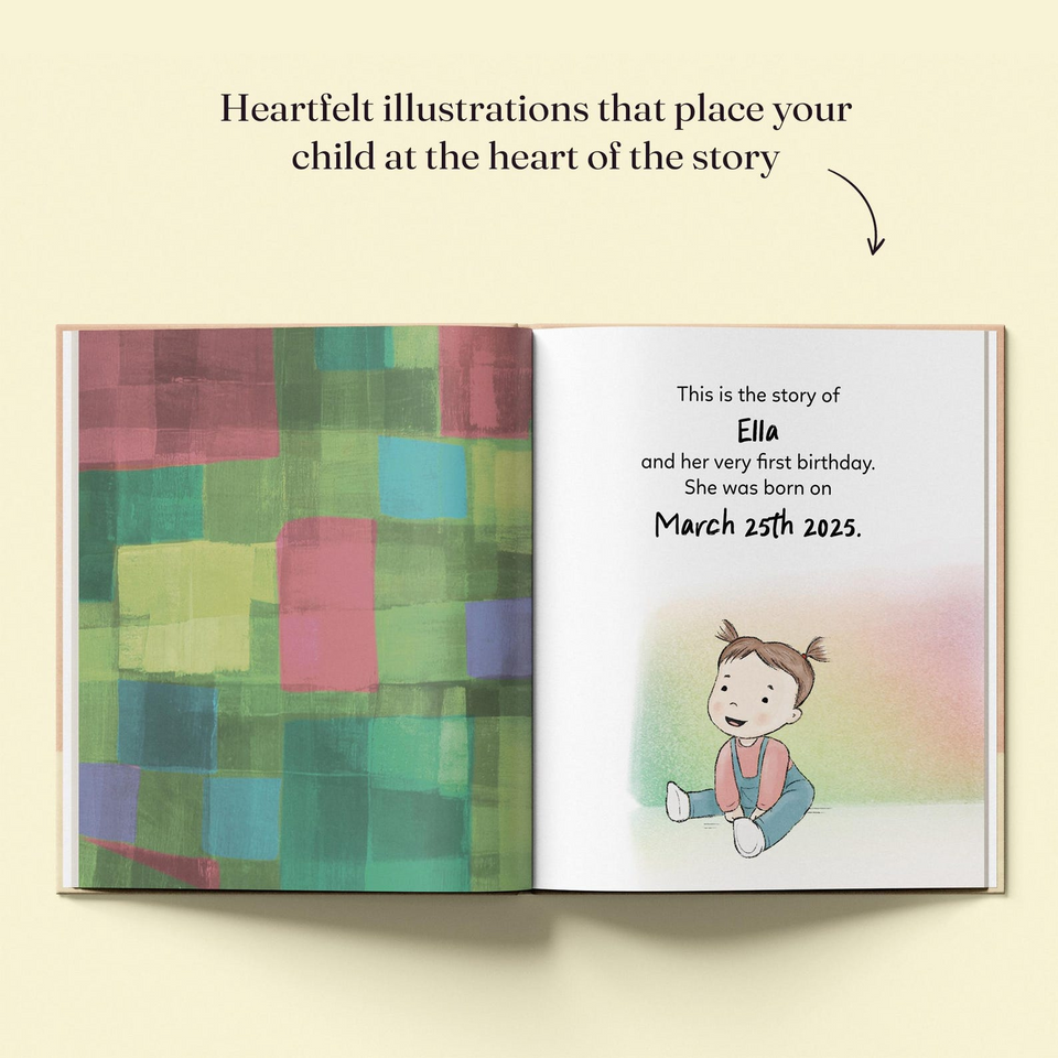Personalised First Birthday Storybook with Your Childs Name