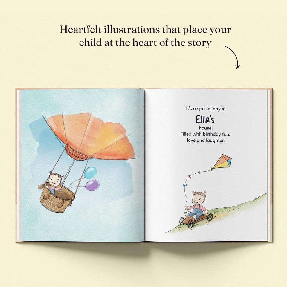Personalised First Birthday Storybook with Your Childs Name