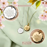 Still I Rise Lotus Necklace Empowering Jewelry Gift