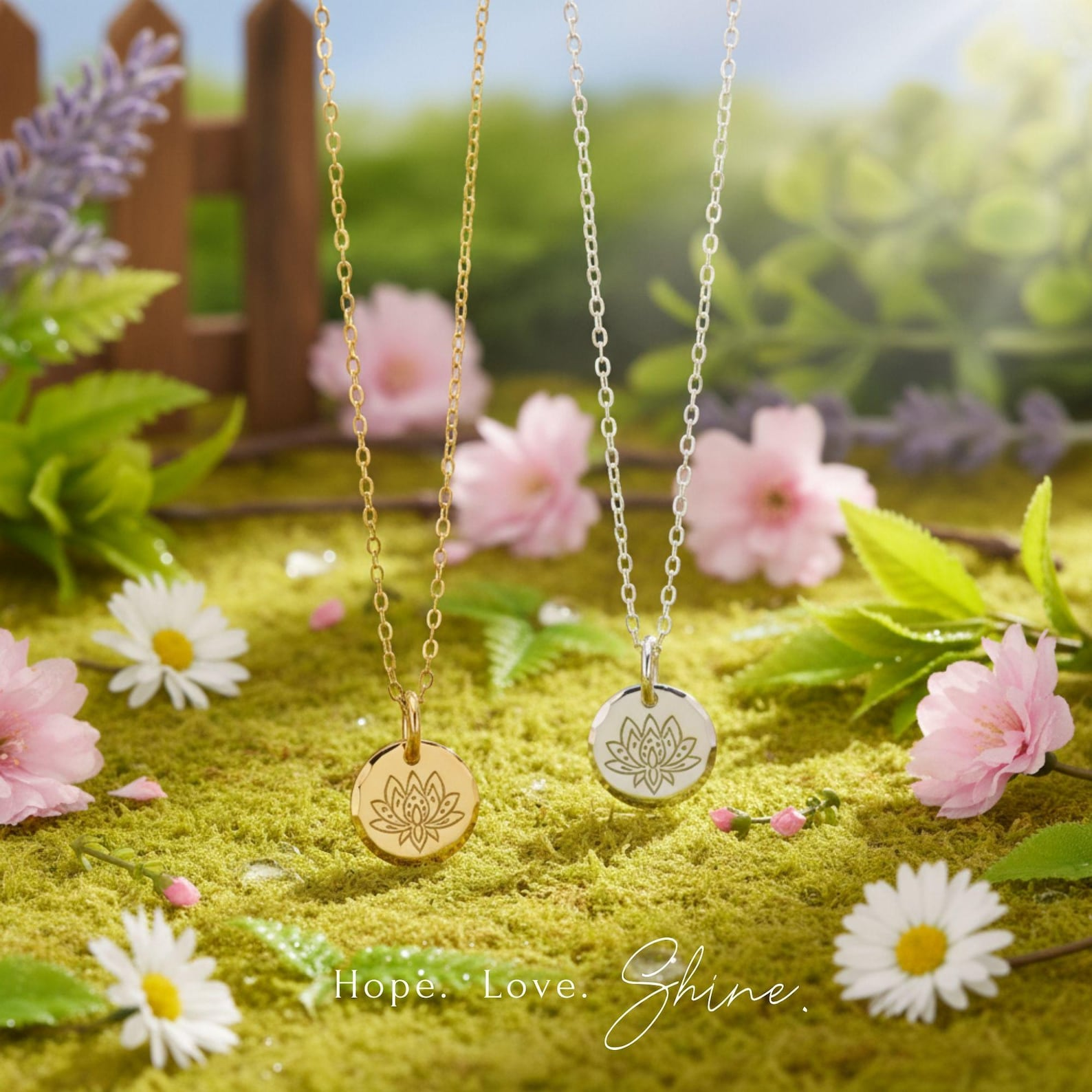 Still I Rise Lotus Necklace Empowering Jewelry Gift