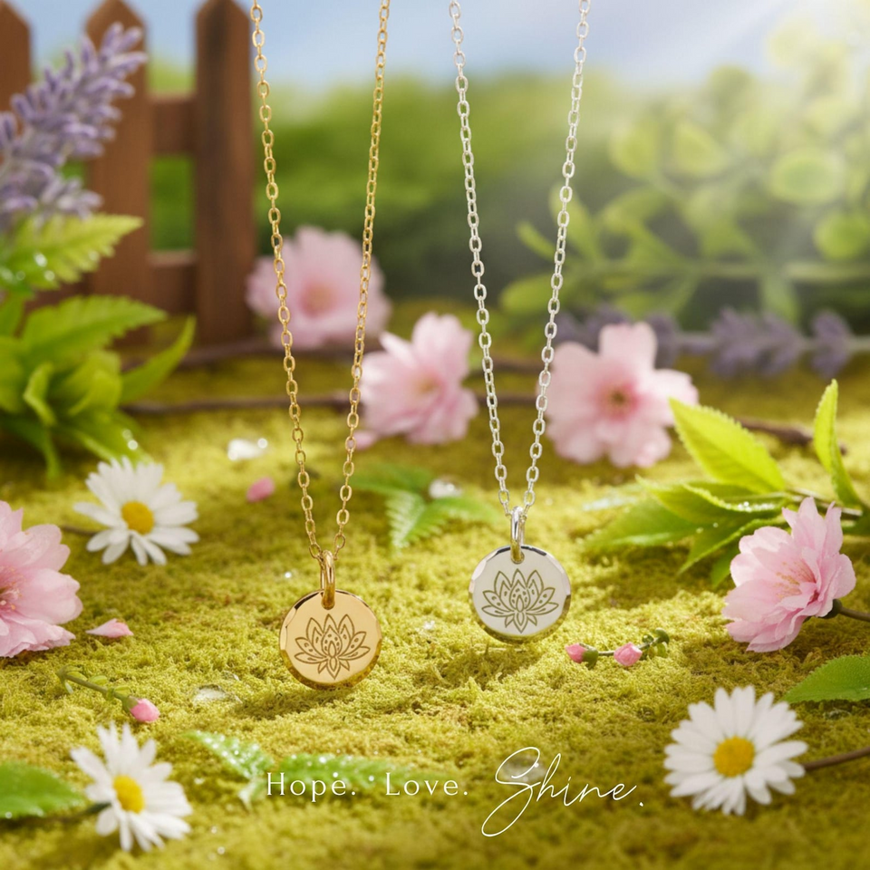 Still I Rise Lotus Necklace Empowering Jewelry Gift