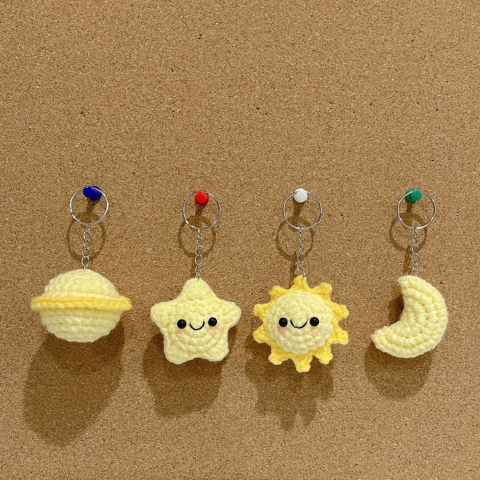 Handmade Crochet Animal Keychain Amigurumi Bag Charm