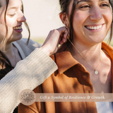 Still I Rise Lotus Necklace Empowering Jewelry Gift