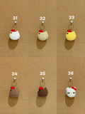 Handmade Crochet Animal Keychain Amigurumi Bag Charm
