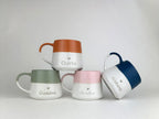 Personalised Heart Name Mug Engraved Tea and Coffee Cup